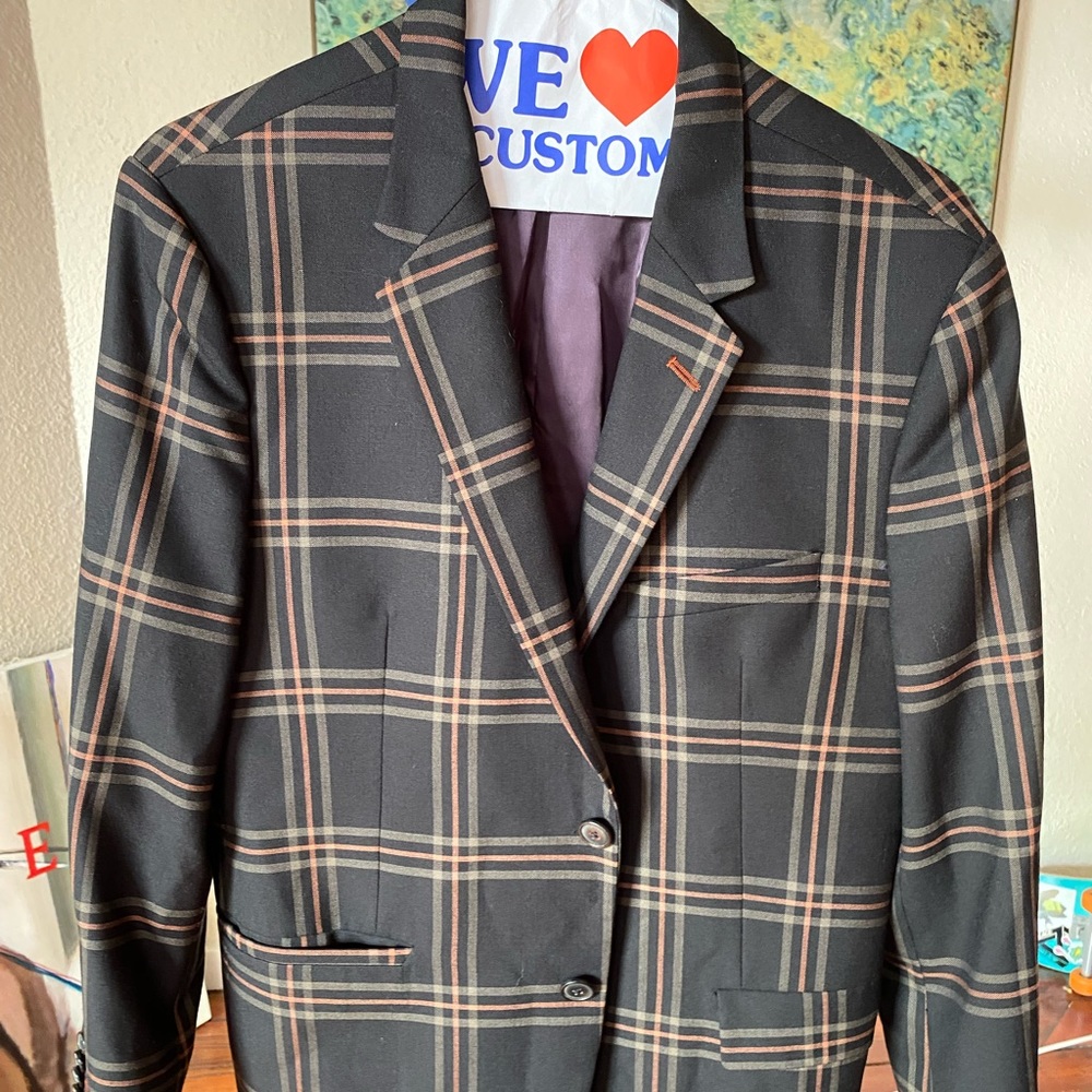 Paul Smith Runway Windowpane Blazer